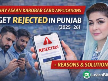 Asaan Karobar Card application rejected