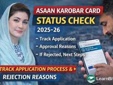 Asaan Karobar Card Status Check 2025–26 – Track Application, Approval & Rejection Reasons
