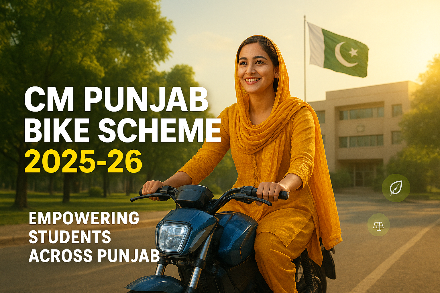 CM Punjab Bike Scheme 2025-26 Eco-Friendly Bikes for Students