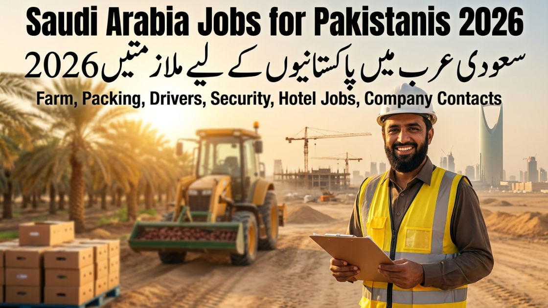 Saudi Arabia Jobs for Pakistanis 2026