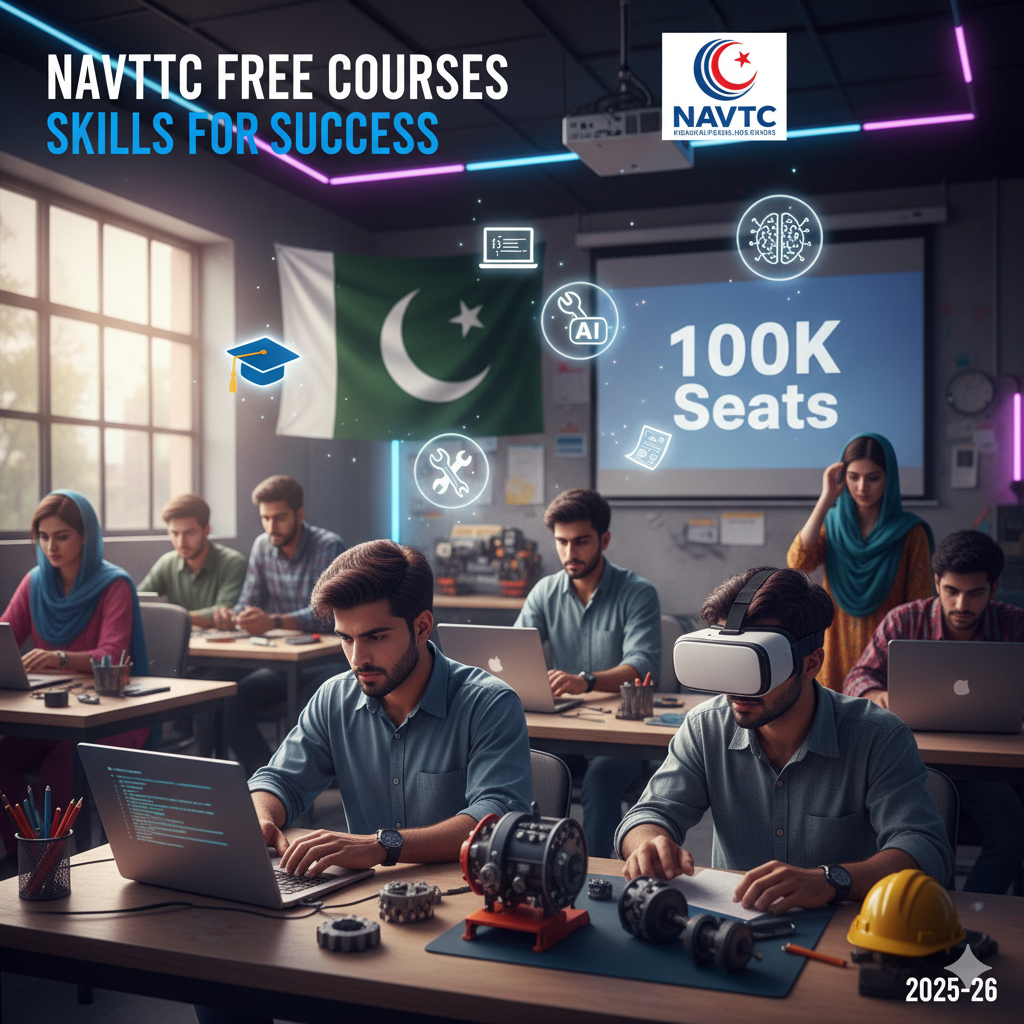 NAVTTC Free Courses 2025-26 Vocational Training Pakistan Youth