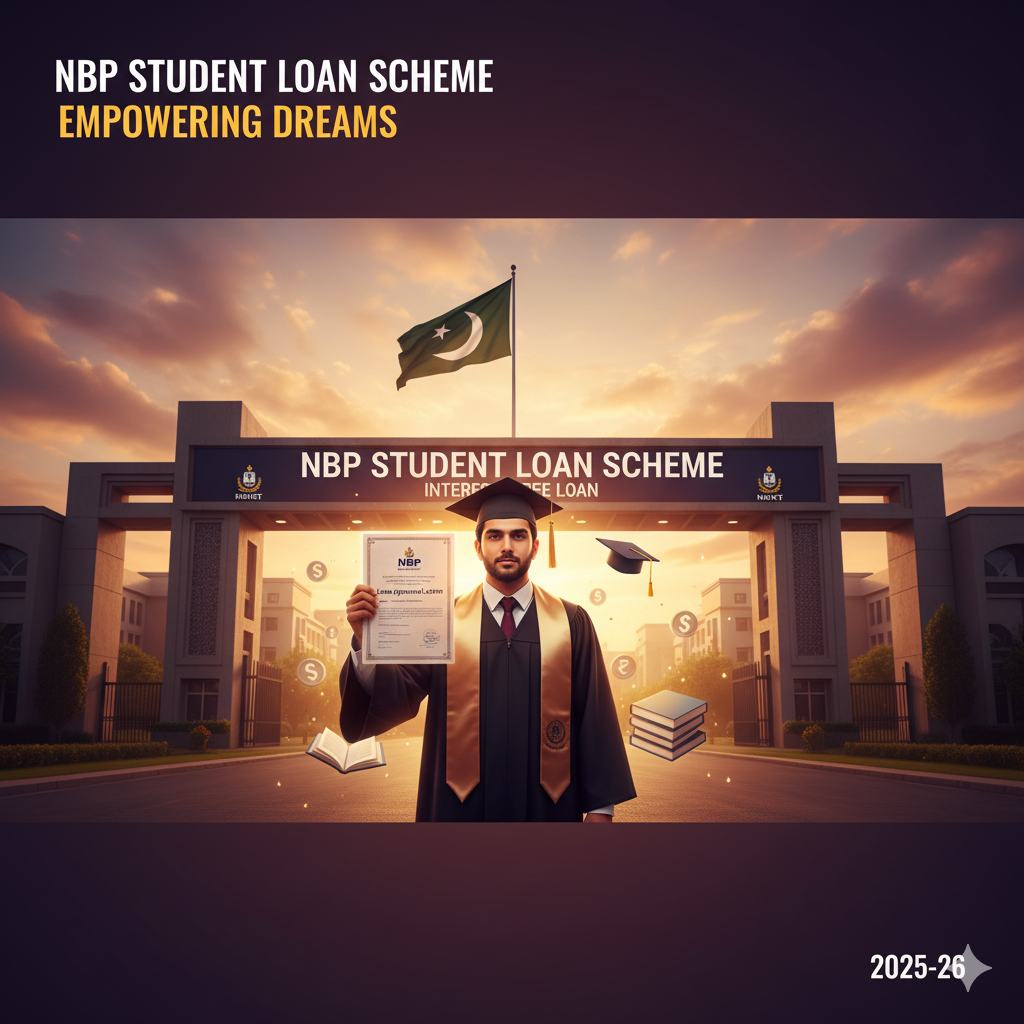 NBP Student Loan Scheme 2025-26 Interest-Free Education Loan Pakistan